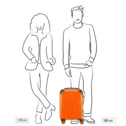 Hot Princess Traveller TeamNL Cabin Trolley orange
