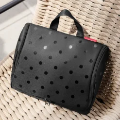 Clearance Reisenthel Kids Toiletbag glossy dots black