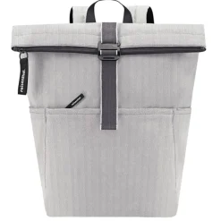 Best Reisenthel Rolltop Backpack herringbone grey