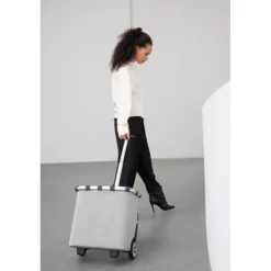 Discount Reisenthel Shopping Carrycruiser herringbone grey