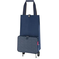 Online Reisenthel Shopping Foldable Trolley herringbone dark blue