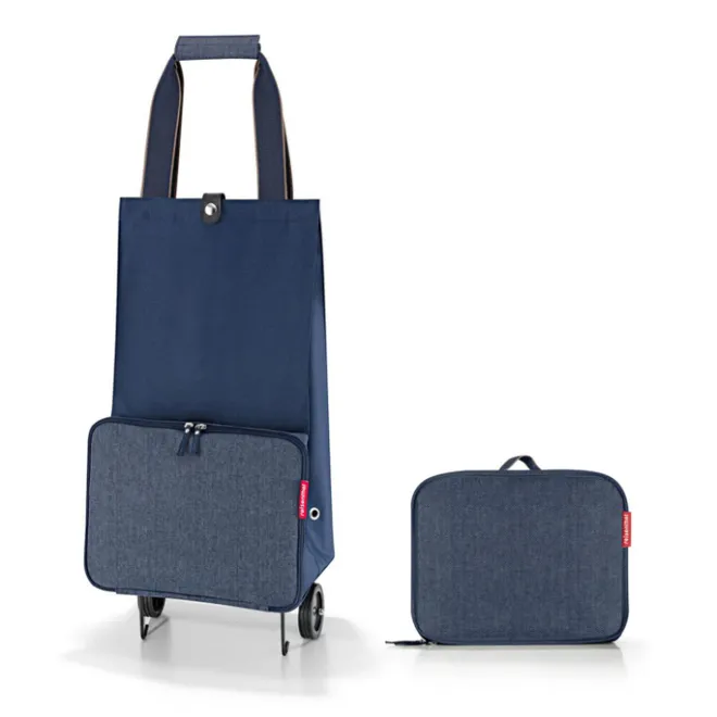 Online Reisenthel Shopping Foldable Trolley herringbone dark blue