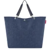 Clearance Reisenthel Shopping Shopper XL herringbone dark blue
