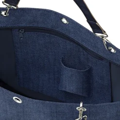 Clearance Reisenthel Shopping Shopper XL herringbone dark blue