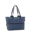 Sale Reisenthel Shopping Shopper e1 herringbone dark blue