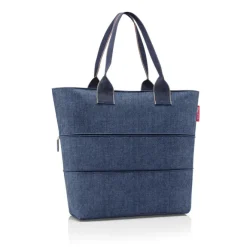 Sale Reisenthel Shopping Shopper e1 herringbone dark blue
