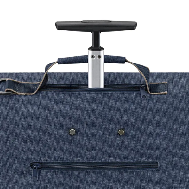 New Reisenthel Shopping Trolley M herringbone dark blue