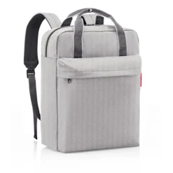 Discount Reisenthel Travelling Allday Backpack M herringbone grey
