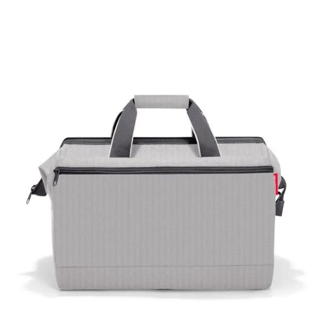 Discount Reisenthel Travelling Allrounder L Pocket herringbone grey