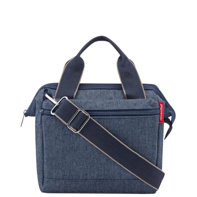 New Reisenthel Travelling Allrounder Cross herringbone dark blue