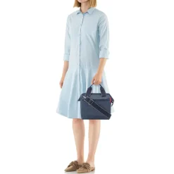 New Reisenthel Travelling Allrounder Cross herringbone dark blue