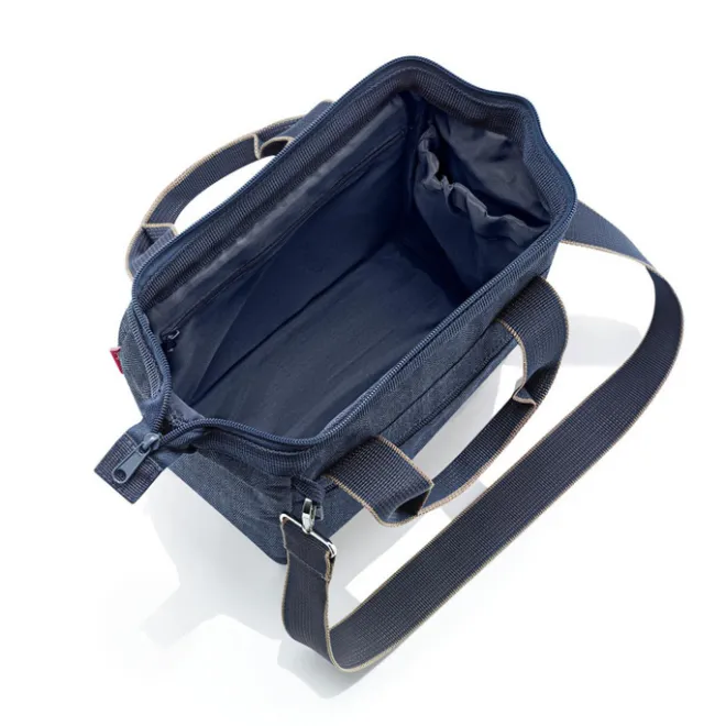 New Reisenthel Travelling Allrounder Cross herringbone dark blue