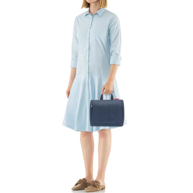 Sale Reisenthel Travelling Toiletbag XL herringbone dark blue