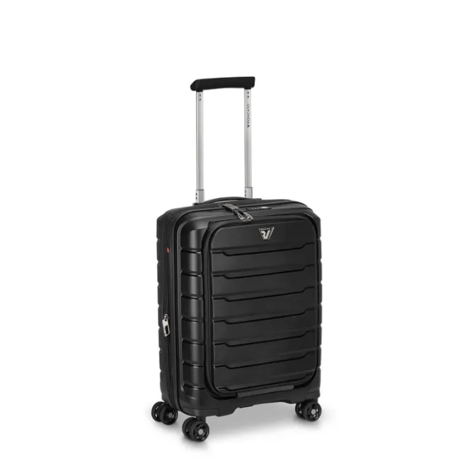 Clearance Roncato B-Flying Cabin Trolley 55 with Front Pocket nero