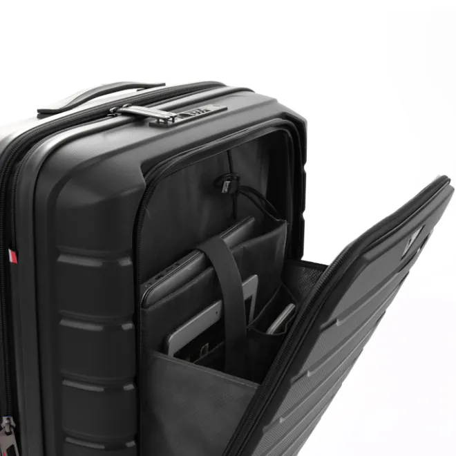 Clearance Roncato B-Flying Cabin Trolley 55 with Front Pocket nero
