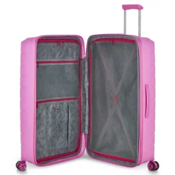 New Roncato B-Flying Expandable Trolley 78 spot pink