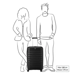 Discount Roncato B-Flying Expandable Trolley 68 spot apricot orange