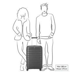 Discount Roncato B-Flying Expandable Trolley 68 antracite
