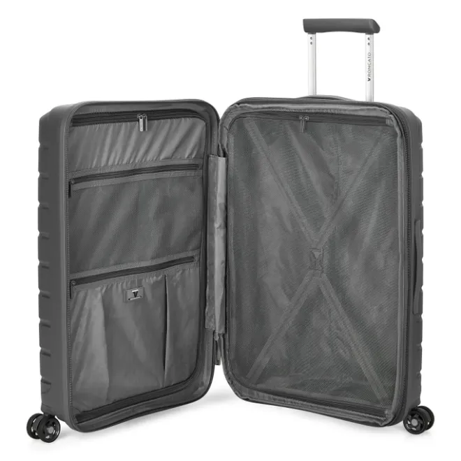 Discount Roncato B-Flying Expandable Trolley 68 antracite
