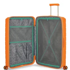 Clearance Roncato B-Flying Expandable Trolley 78 spot apricot orange