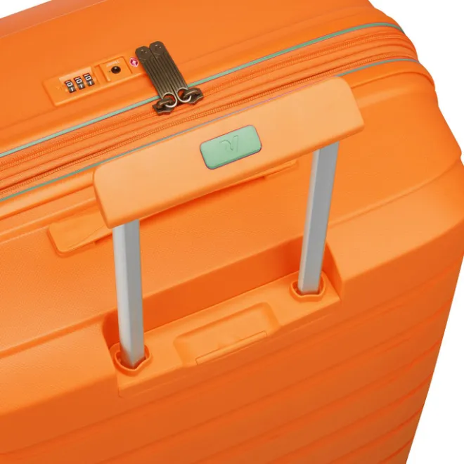 Clearance Roncato B-Flying Expandable Trolley 78 spot apricot orange