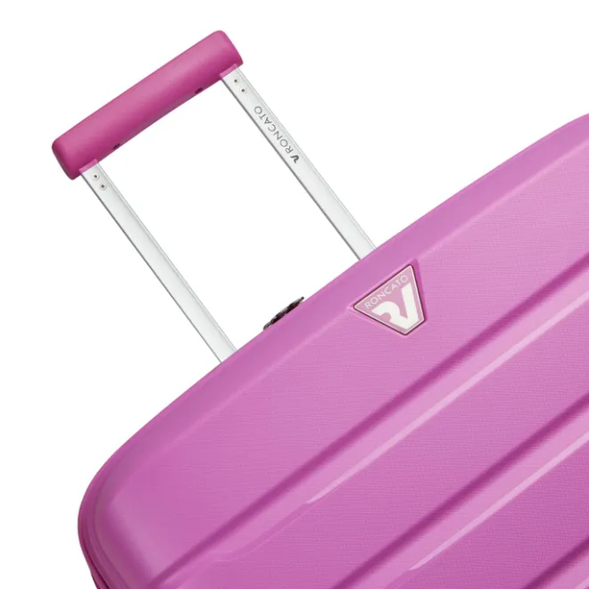 Discount Roncato B-Flying Expandable Trolley 55 spot pink