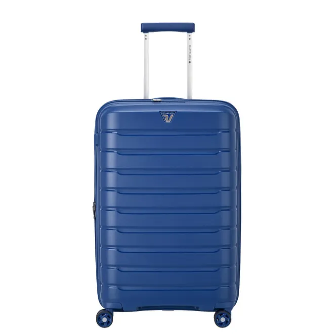 Clearance Roncato B-Flying Expandable Trolley 68 blu notte
