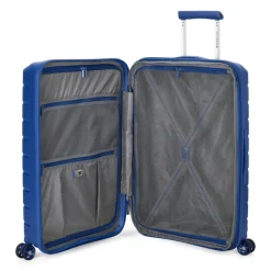 Clearance Roncato B-Flying Expandable Trolley 68 blu notte