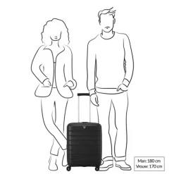 Clearance Roncato B-Flying Expandable Trolley 55 denim