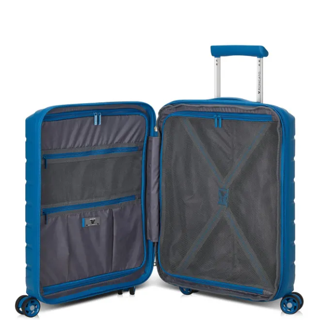 Clearance Roncato B-Flying Expandable Trolley 55 denim