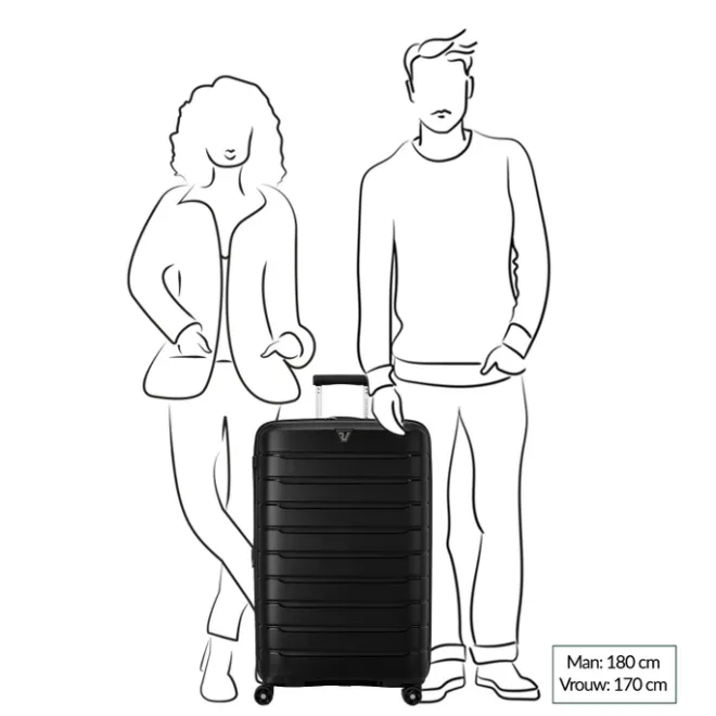 Best Roncato B-Flying Expandable Trolley 78 nero