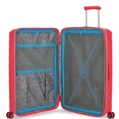 Discount Roncato B-Flying Expandable Trolley 78 spot radiant red