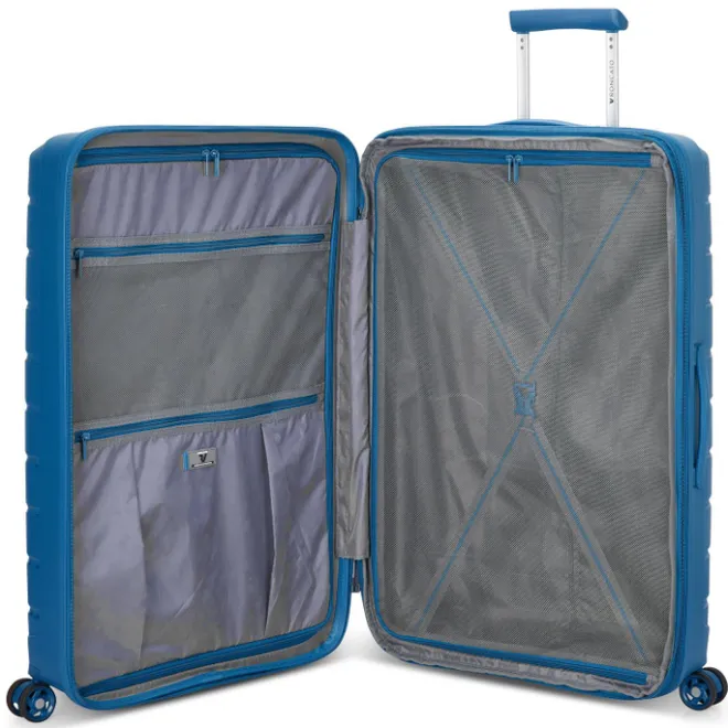 Clearance Roncato B-Flying Expandable Trolley 78 denim