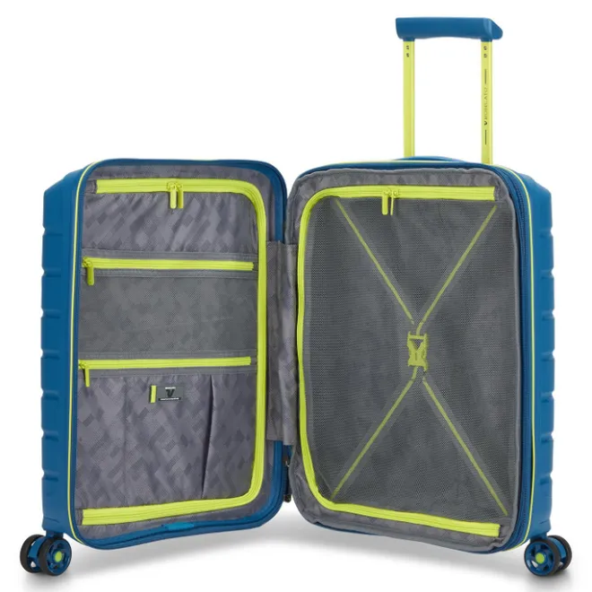 Online Roncato B-Flying Move Expandable Cabin Trolley 55 blu laguna
