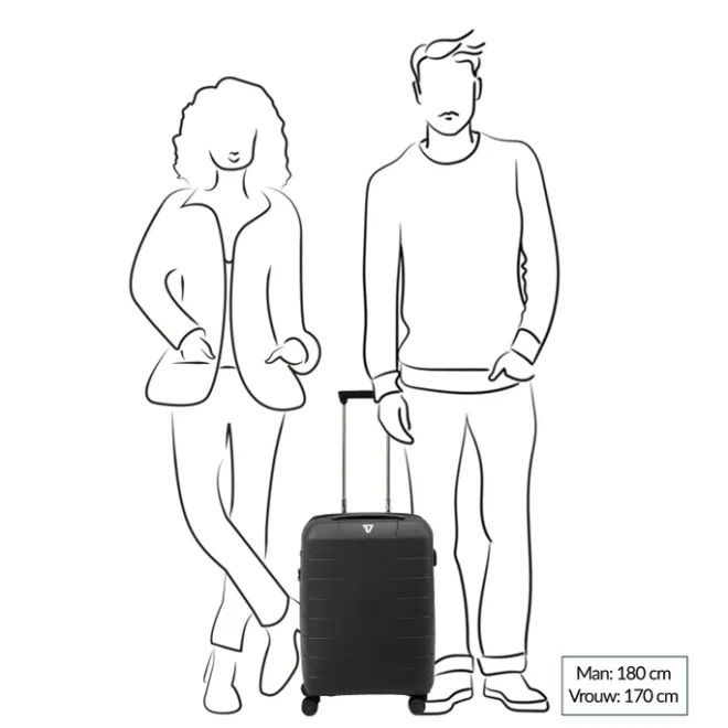 Hot Roncato Box Sport 2.0 Trolley 55 nero