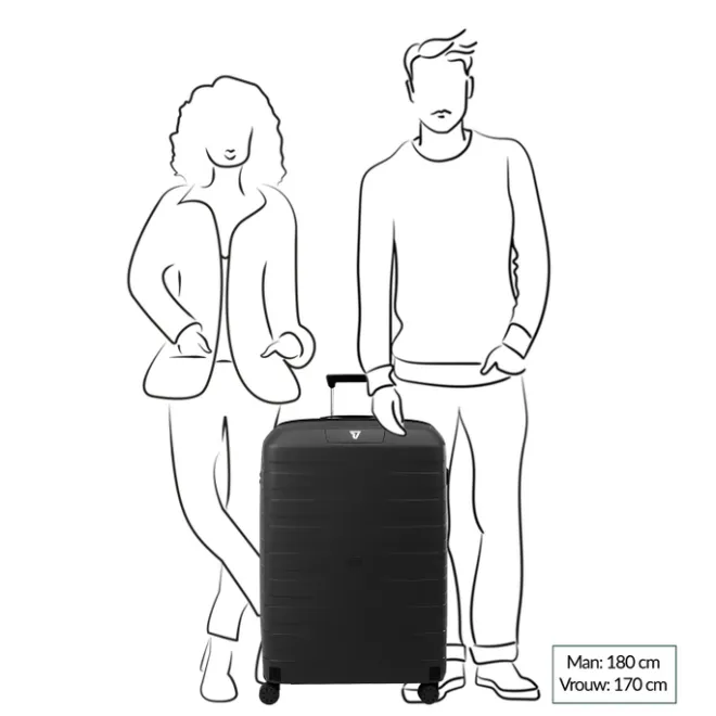 Clearance Roncato Box Sport 2.0 Trolley 78 nero