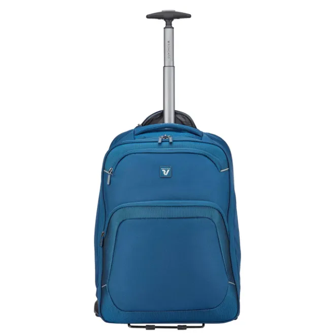 Best Roncato Gateway Cabin Trolley Backpack 17" blue