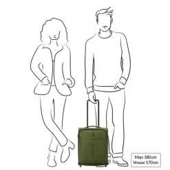 Outlet Roncato Ironik 2.0 Underseater Trolley 45 verde militare