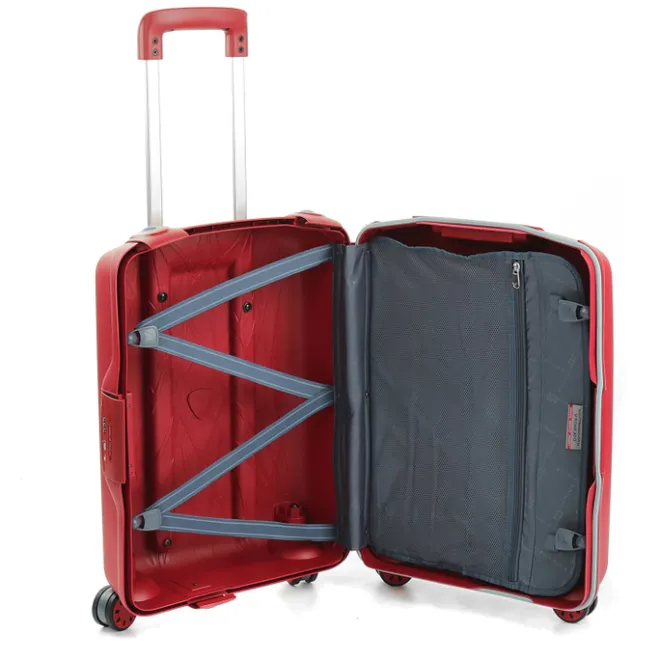 New Roncato Light 4 Wiel Cabin Trolley 55 rosso
