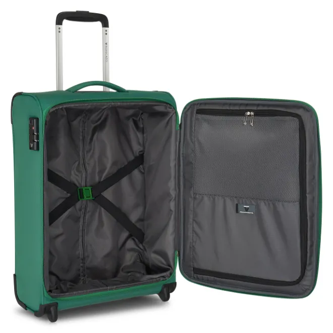 Best Roncato Lite Soft 2 Wheel Cabin Trolley briljant green