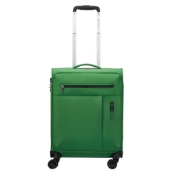 Discount Roncato Lite Soft 4 Wheel Cabin Trolley brilliant green