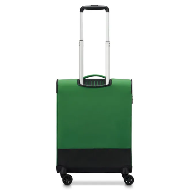 Discount Roncato Lite Soft 4 Wheel Cabin Trolley brilliant green