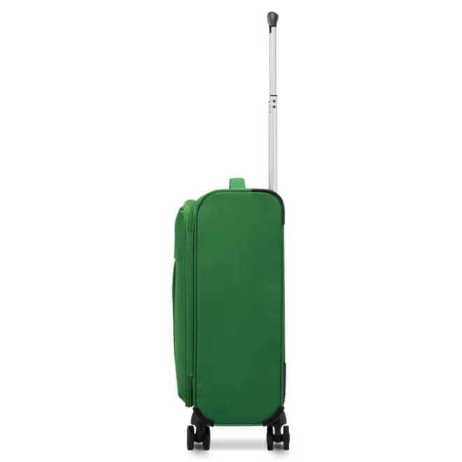 Discount Roncato Lite Soft 4 Wheel Cabin Trolley brilliant green