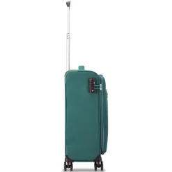 New Roncato Lite Soft 4 Wheel Cabin Trolley verde bottiglia