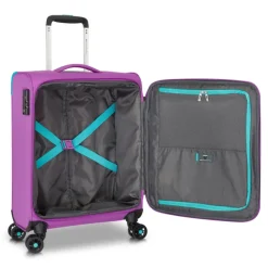 Online Roncato Lite Soft 4 Wheel Cabin Trolley orchid