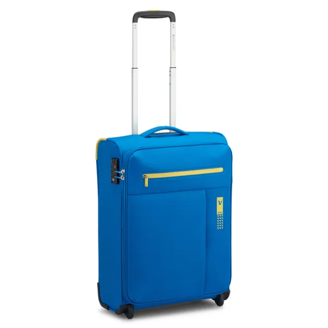 New Roncato Lite Soft 2 Wheel Cabin Trolley cobalt blue