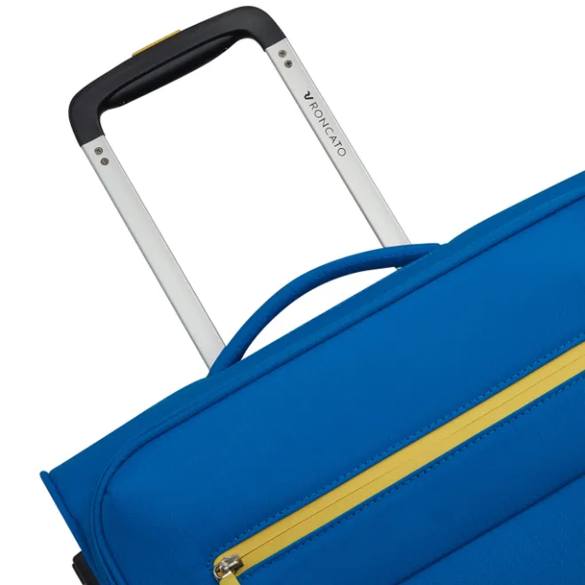 New Roncato Lite Soft 2 Wheel Cabin Trolley cobalt blue