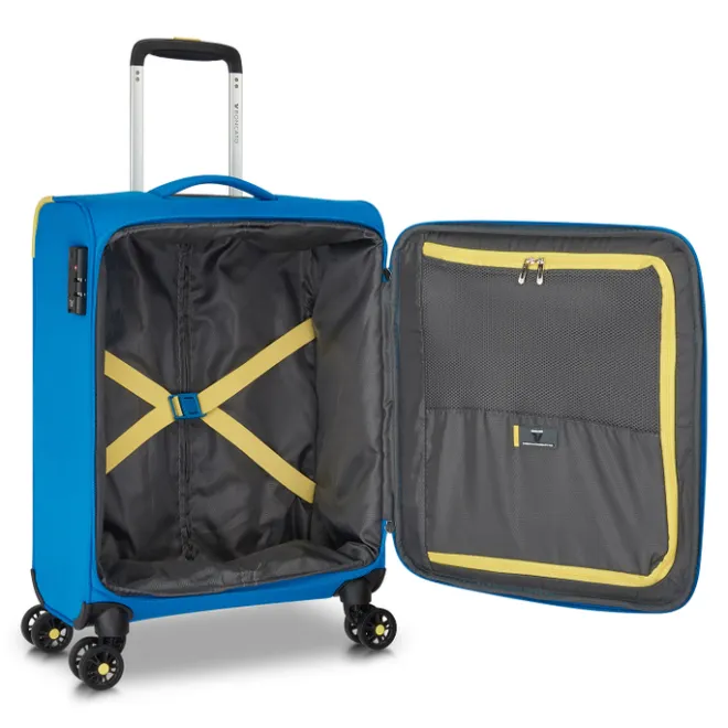 Online Roncato Lite Soft 4 Wheel Cabin Trolley cobalt blue