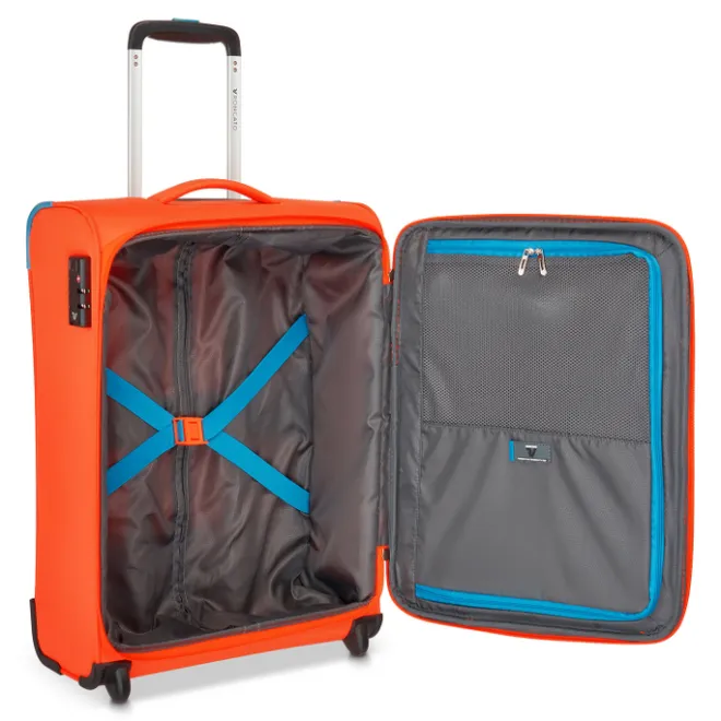New Roncato Lite Soft 2 Wheel Cabin Trolley brilliant orange