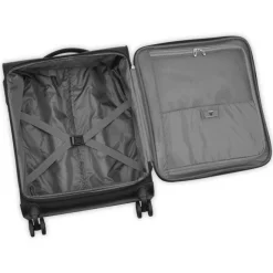 Outlet Roncato Lite Soft 4 Wheel Cabin Trolley nero fumo